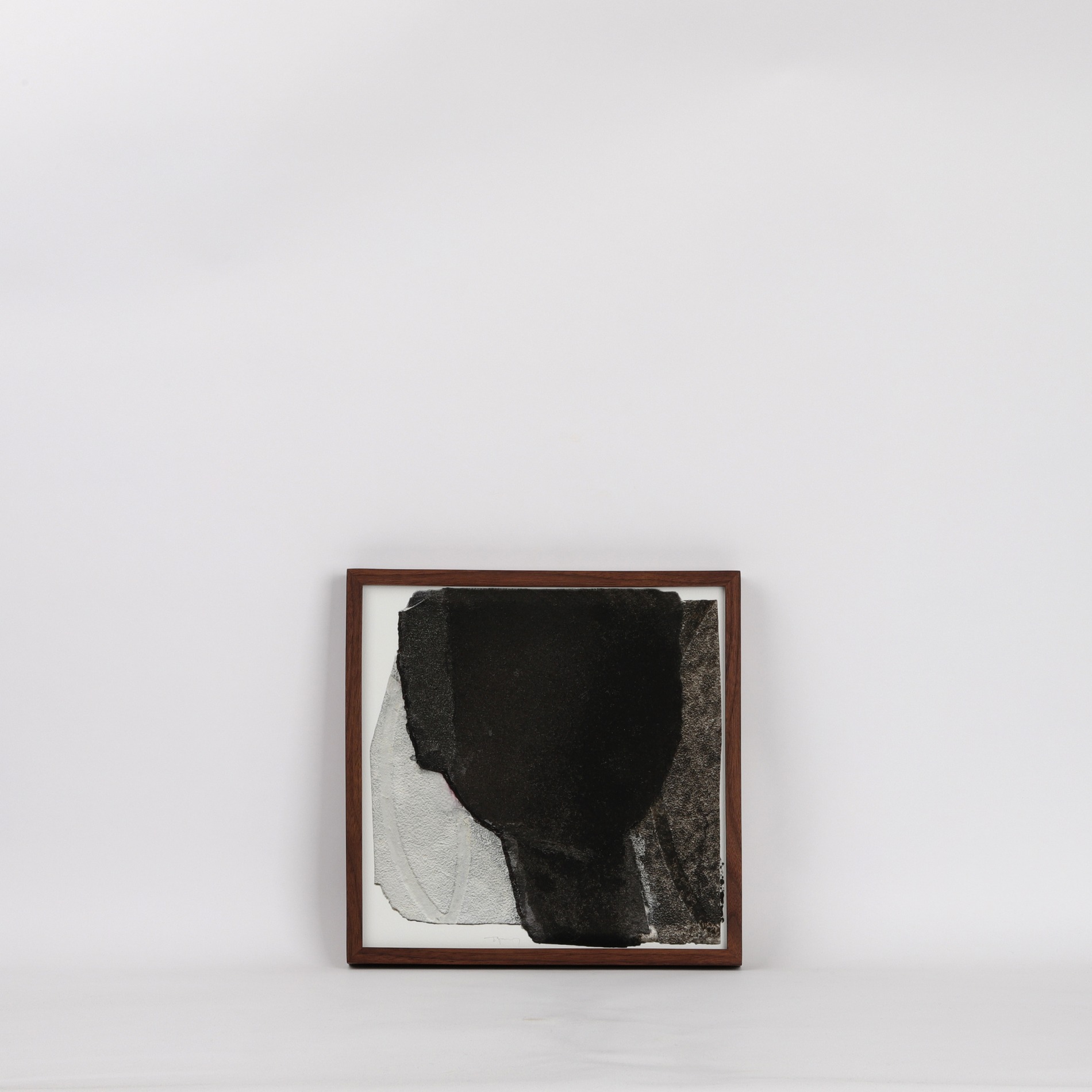 [보리아나] Modern Abstract Art Print —  Black Mood (액자포함)