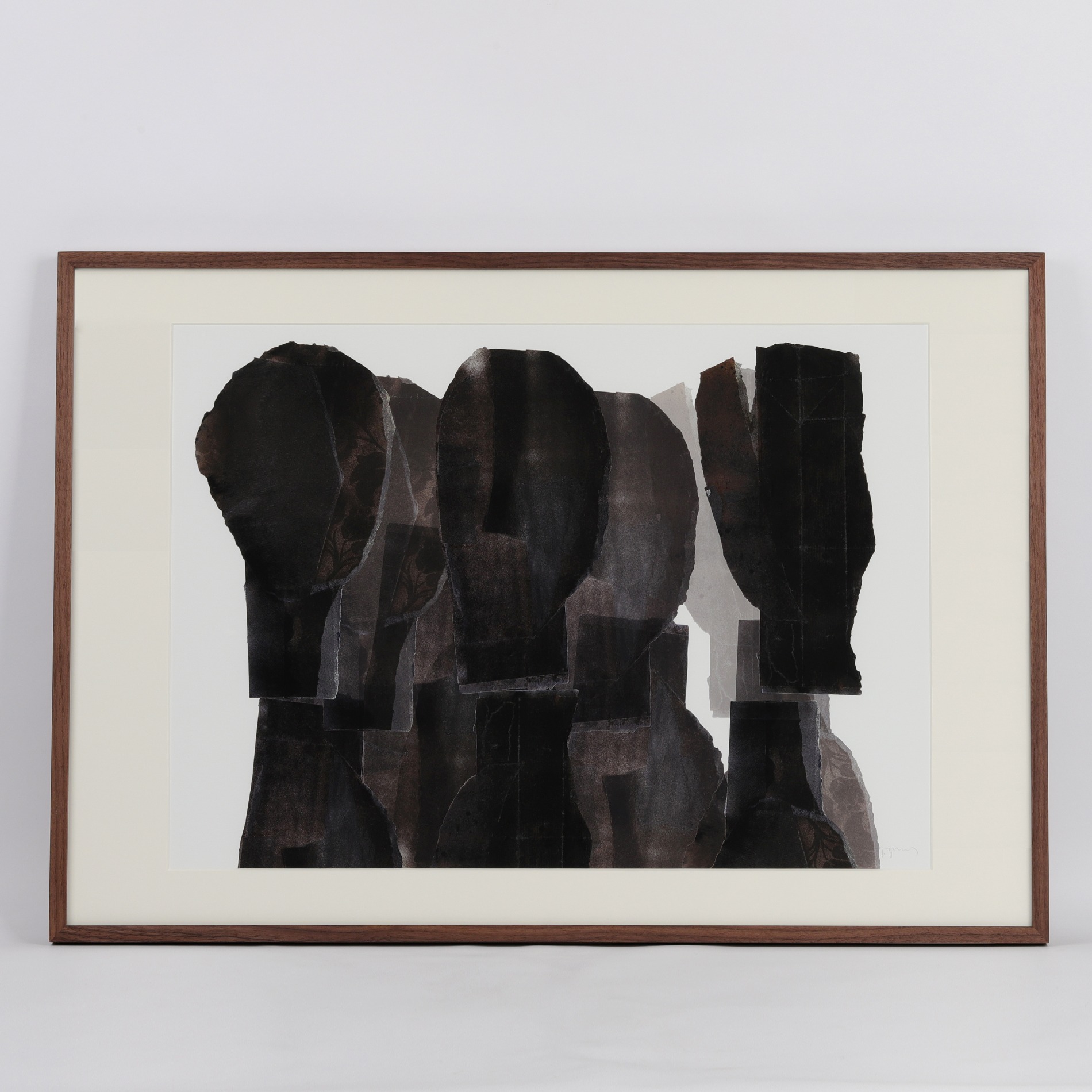 [보리아나] Modern Abstract Art Print — Persons (액자포함)