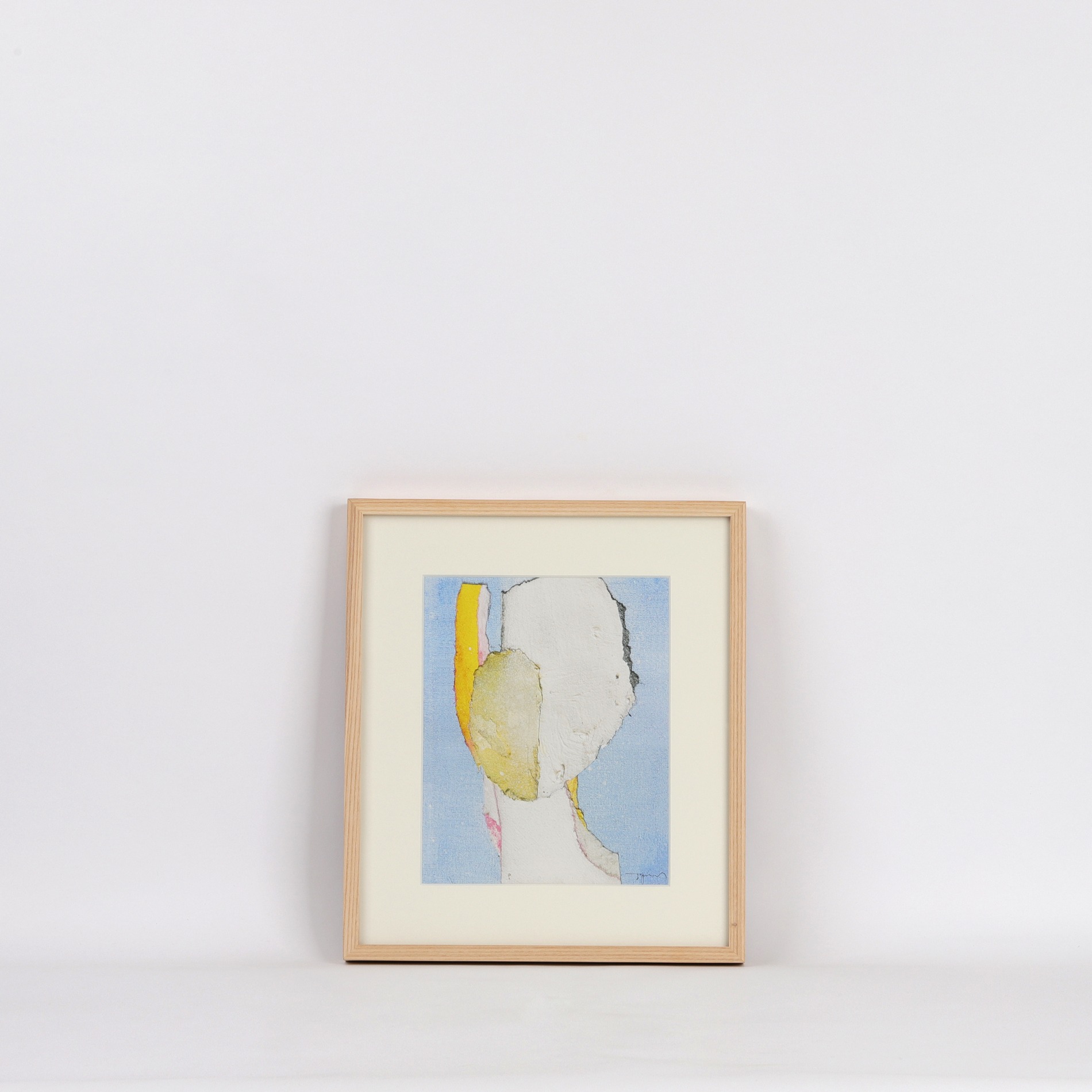 [보리아나] Modern Abstract Art Print — On The Blue (액자포함)