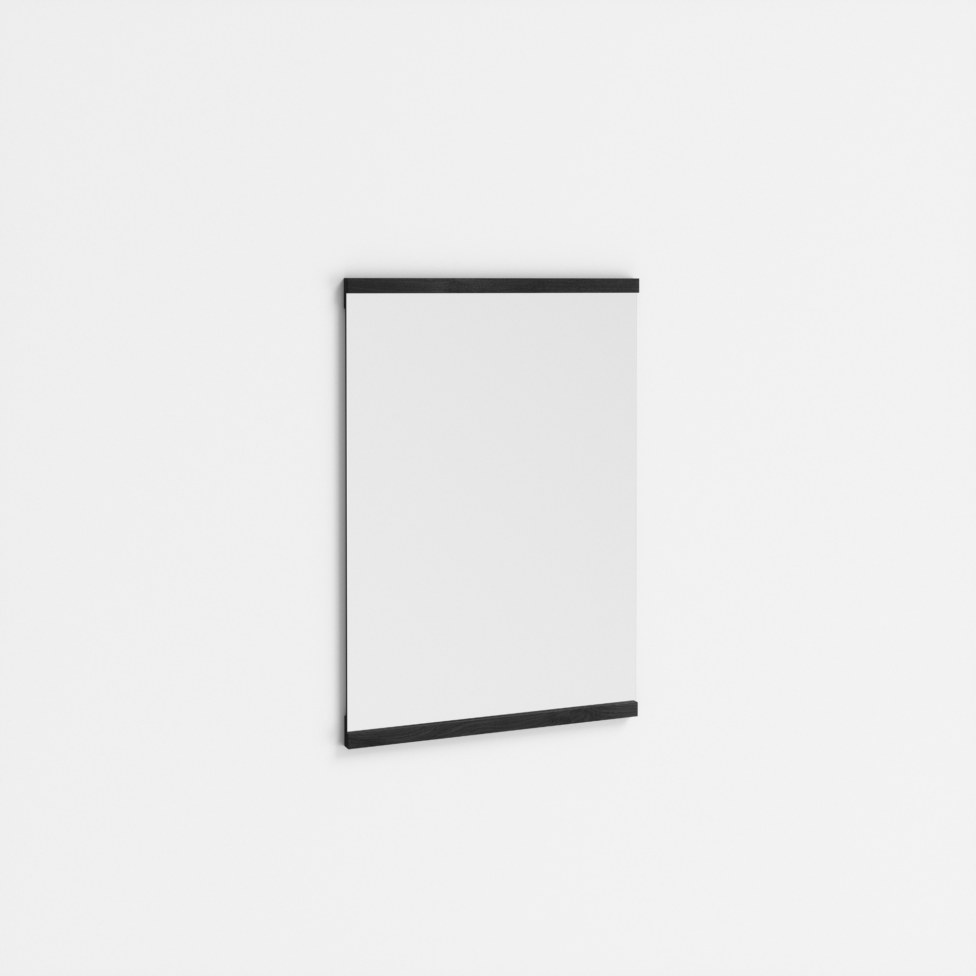 [모에베] Rectangular Wall Mirror 벽거울 — Black 30 x 40cm
