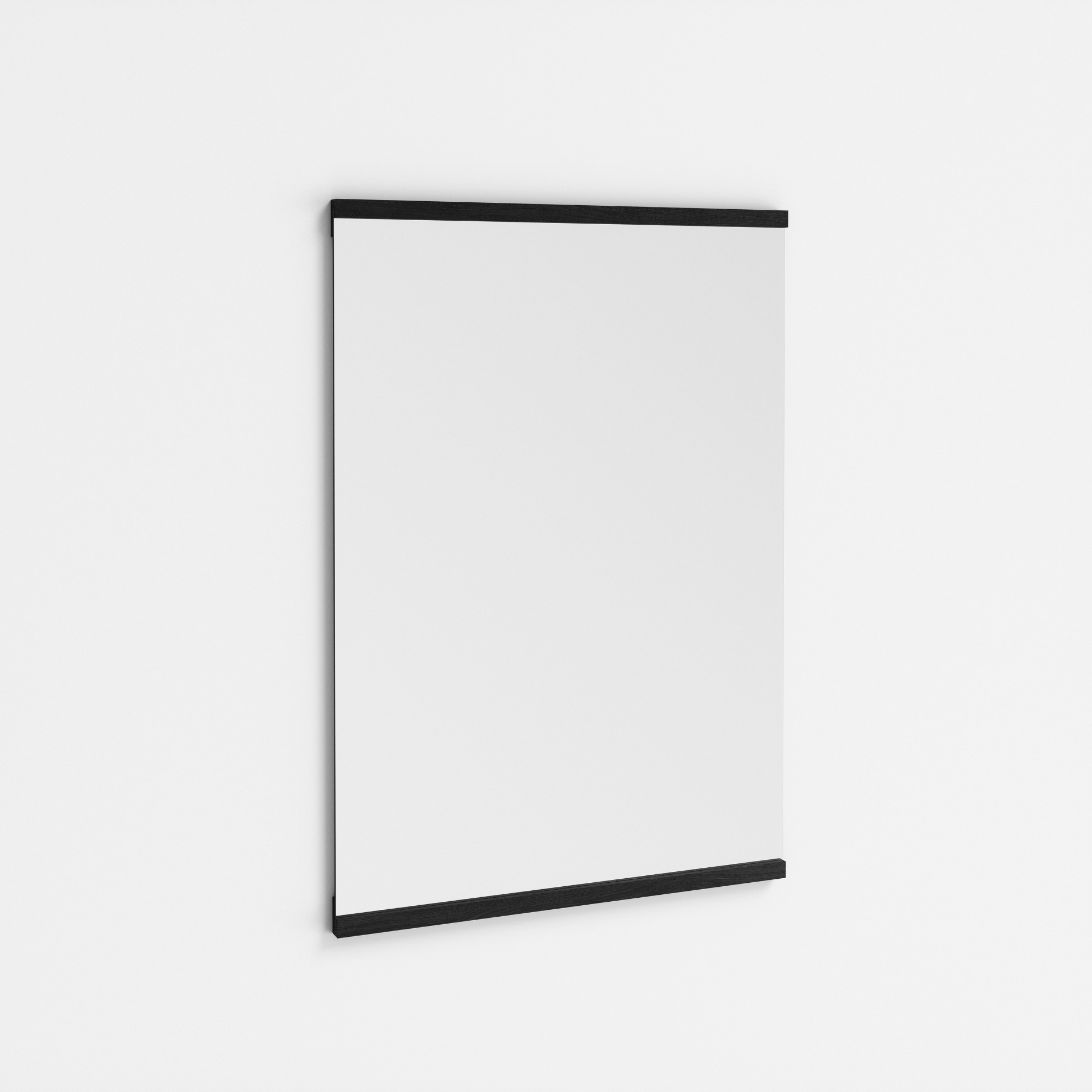[모에베] Rectangular Wall Mirror 벽거울 — Black 50 x 70cm