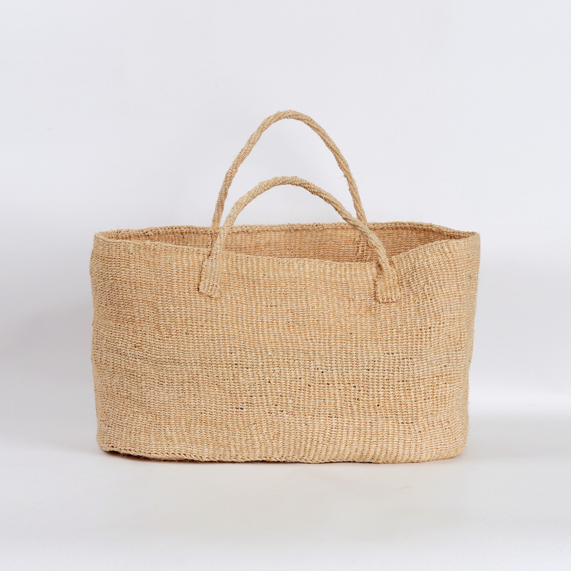 [아프리카 도트백] Handmade Kenya Tote Bag — Natural