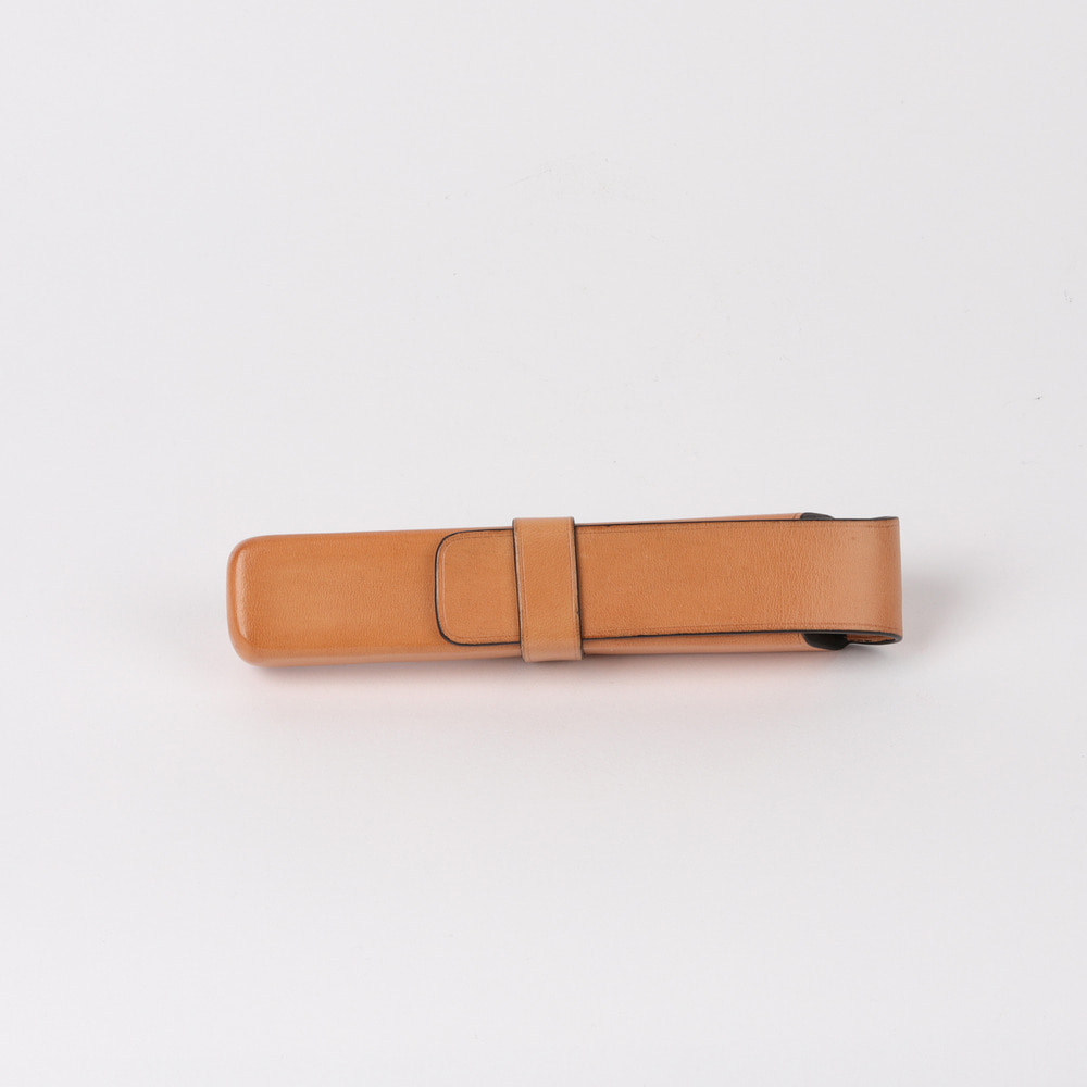 [일부세토] Leather Pen Pouch — Natural