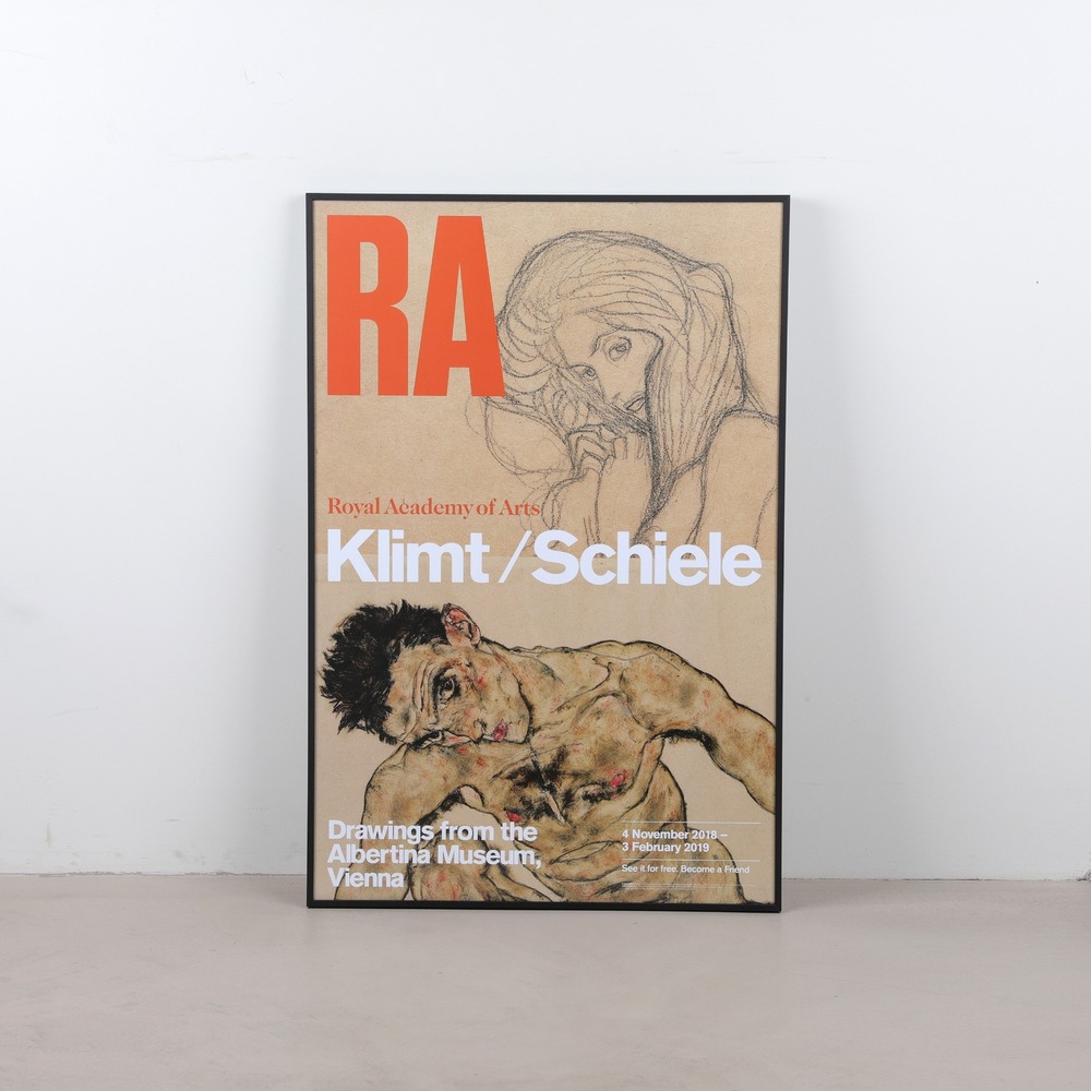 [전시포스터] Egon Schiele, Gustav Klimt (액자포함)