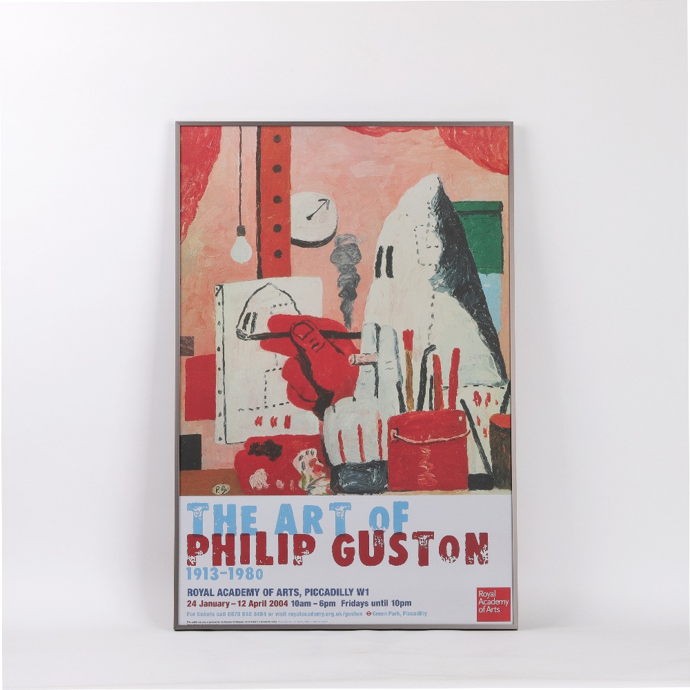 [전시포스터] The Art of Philip Guston 1913-1980 Exhibition (액자포함)