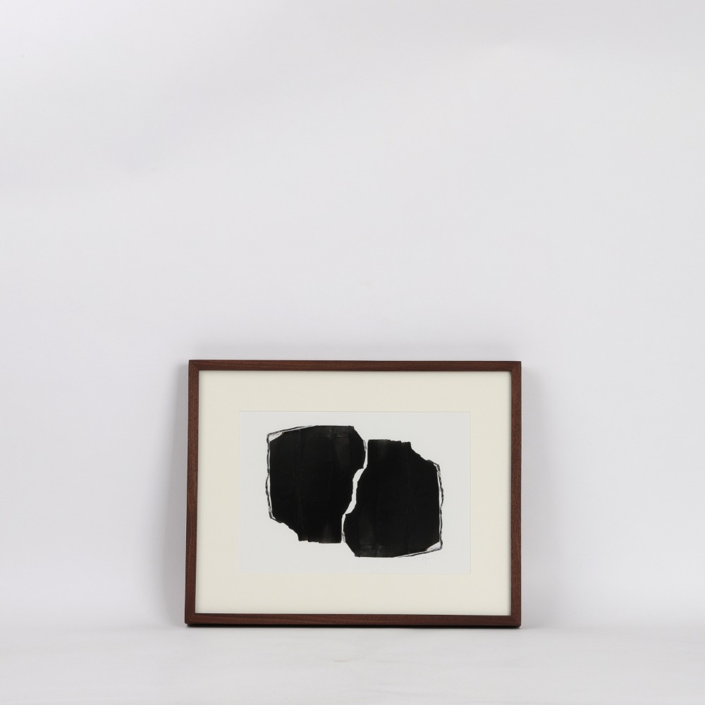 [보리아나] Modern Abstract Art Print — Connect (액자포함)