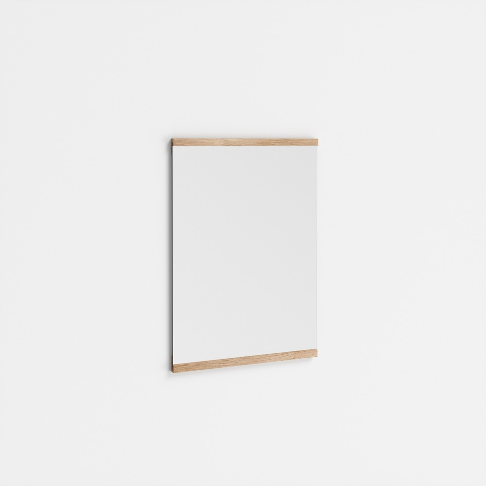 [모에베] Rectangular Wall Mirror 벽거울 — Oak 30 x 40cm
