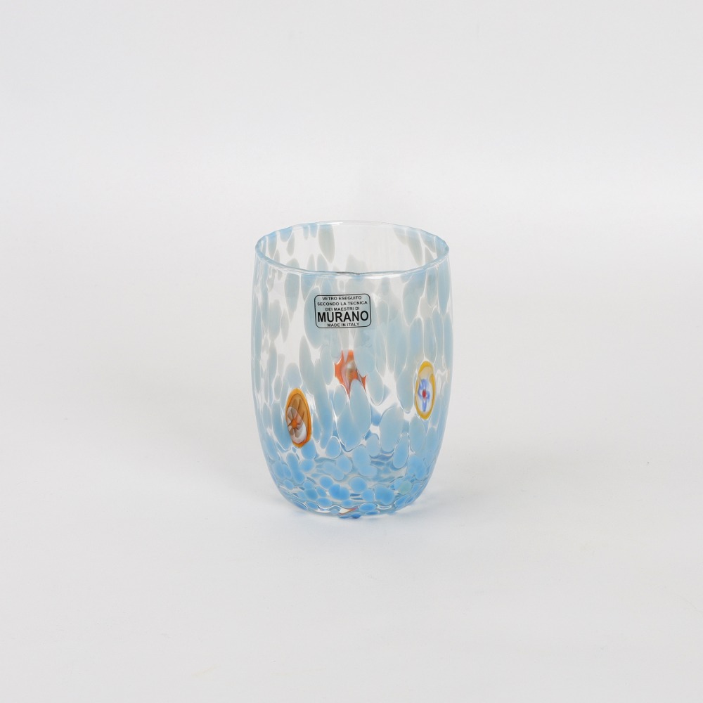 [무라노 글라스] Hand Blown Murano Glass — Skyblue