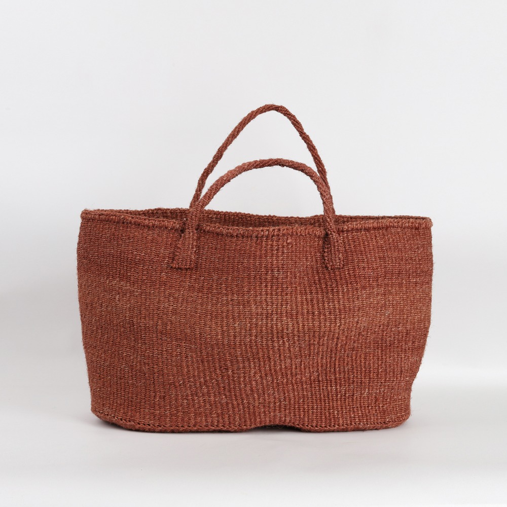 [아프리카 도트백] Handmade Kenya Tote Bag — Canyon Red