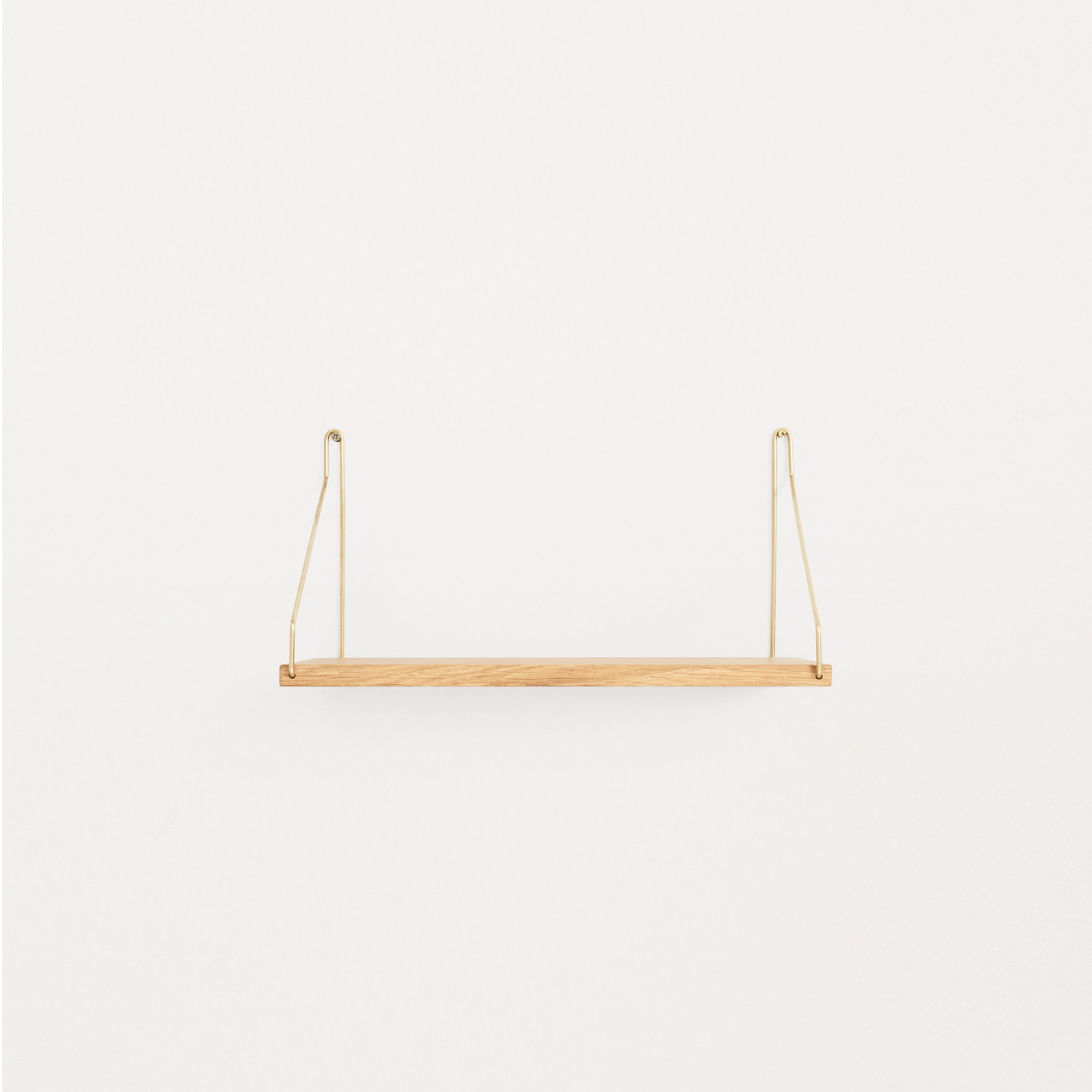 [프라마] Frama Shelf 40cm — Oak, Brass