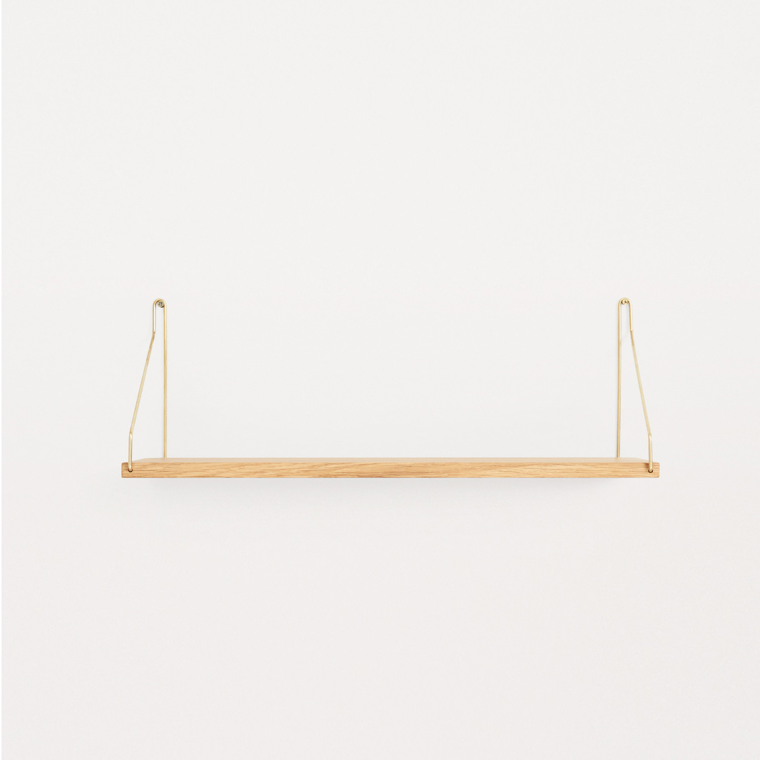 [프라마] Frama Shelf 60cm — Oak, Brass
