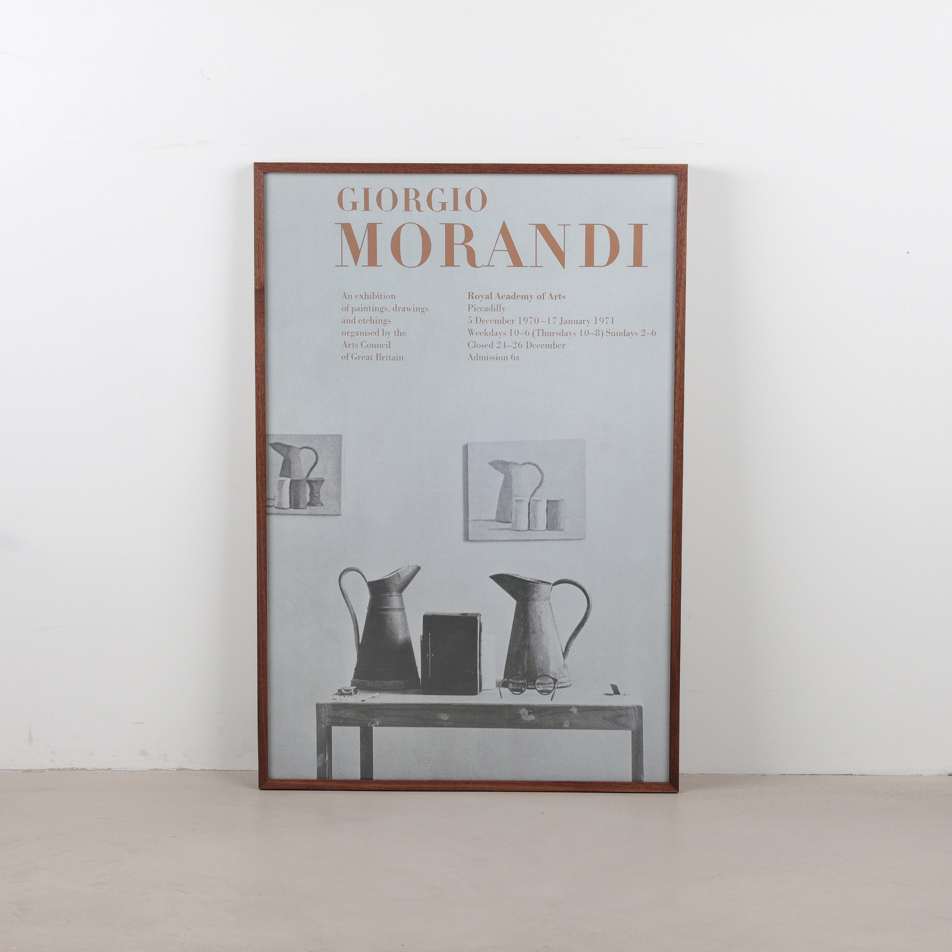 [조르조 모란디] Giorgio Morandi, 1970-71 (액자포함)